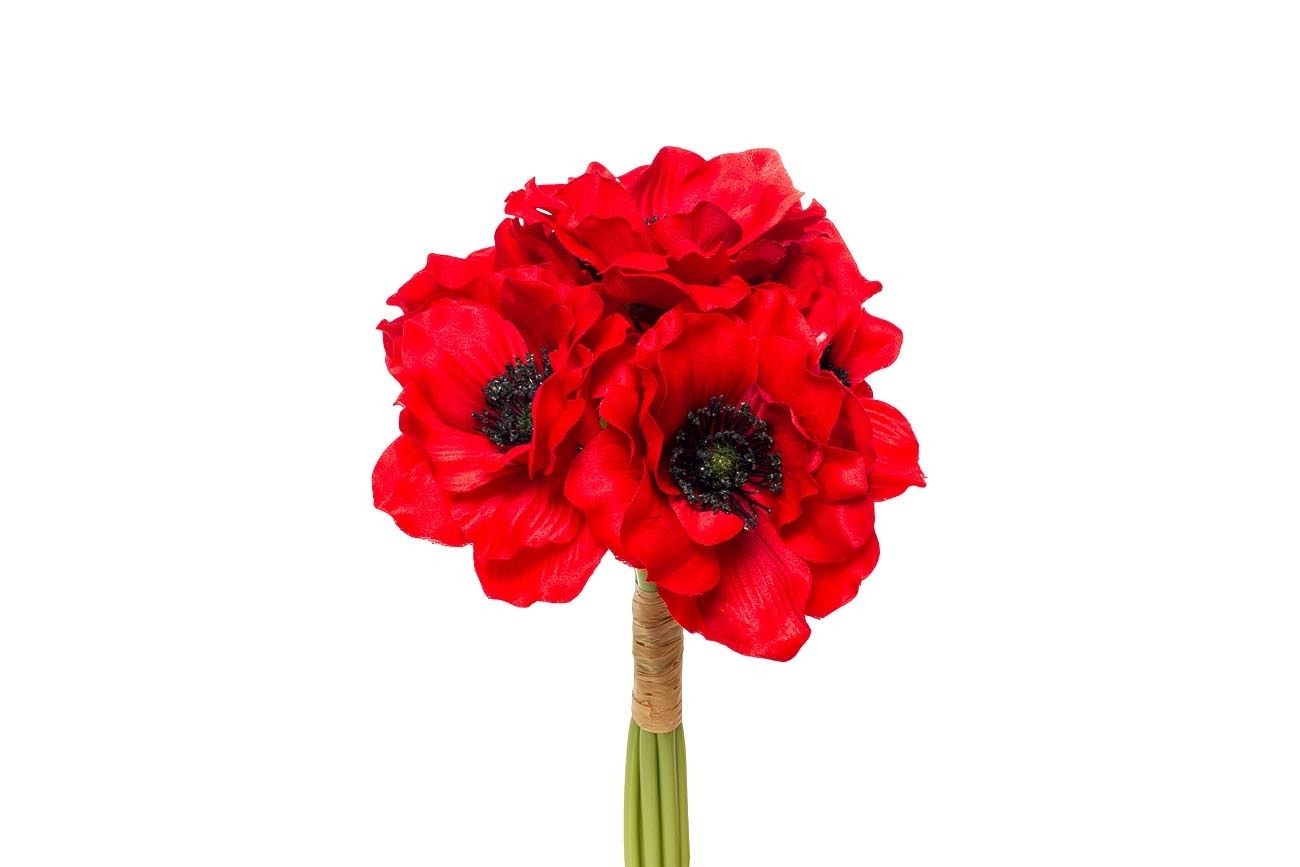 Букет красных маков Garda Decor 9F27090SN-1545