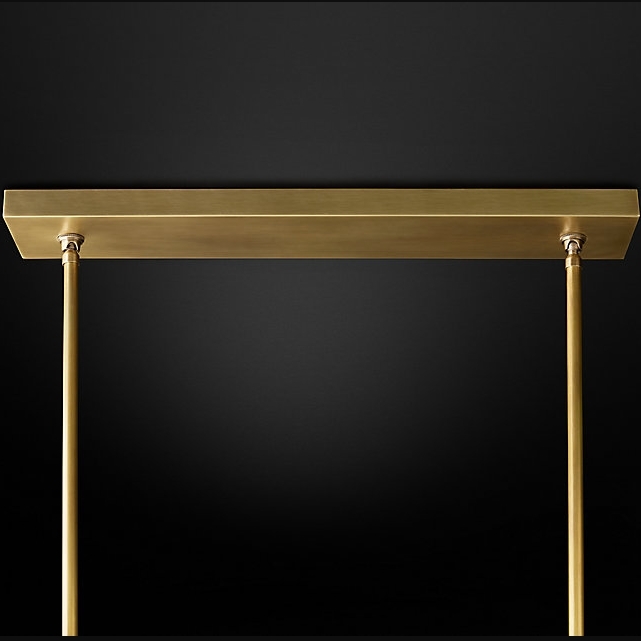 Люстра Restoration Hardware Boule De Cristal Lacquered Burnished Brass