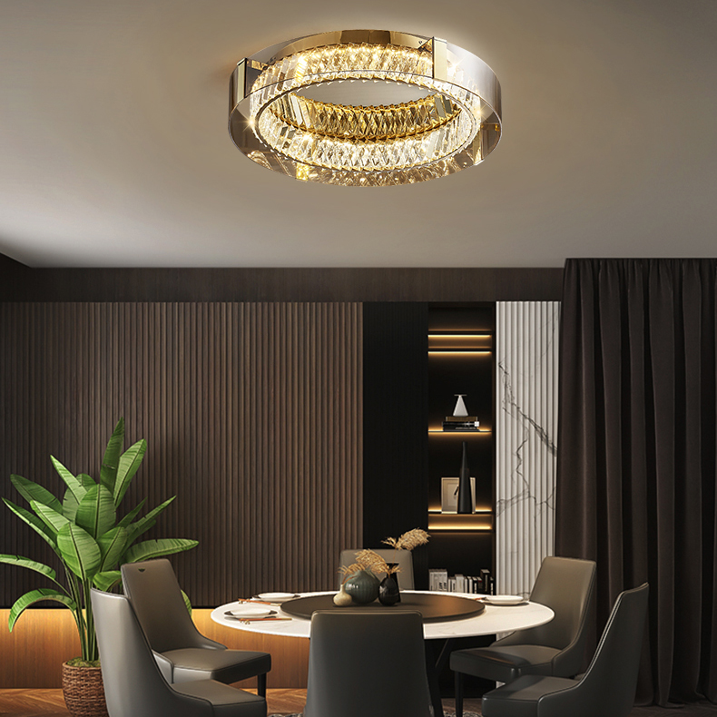 Потолочная люстра PERSEY D80 Amber Трехцветный свет by ImperiumLoft