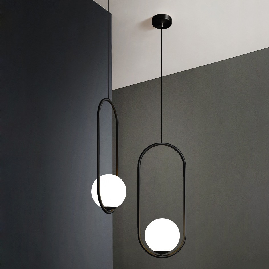 Подвесной светильник Matthew McCormick hoop 50 Chrome MILA Pendant by ImperiumLoft