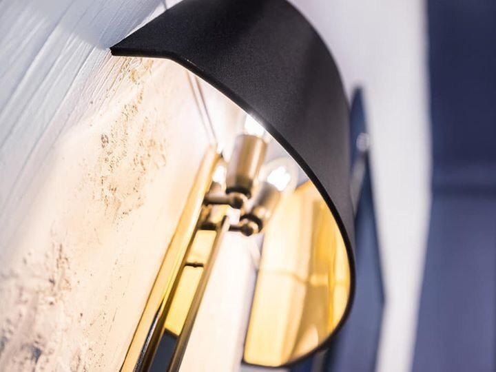 Настенный светильник Selene Illuminazione Inari gold/black 1084-006018