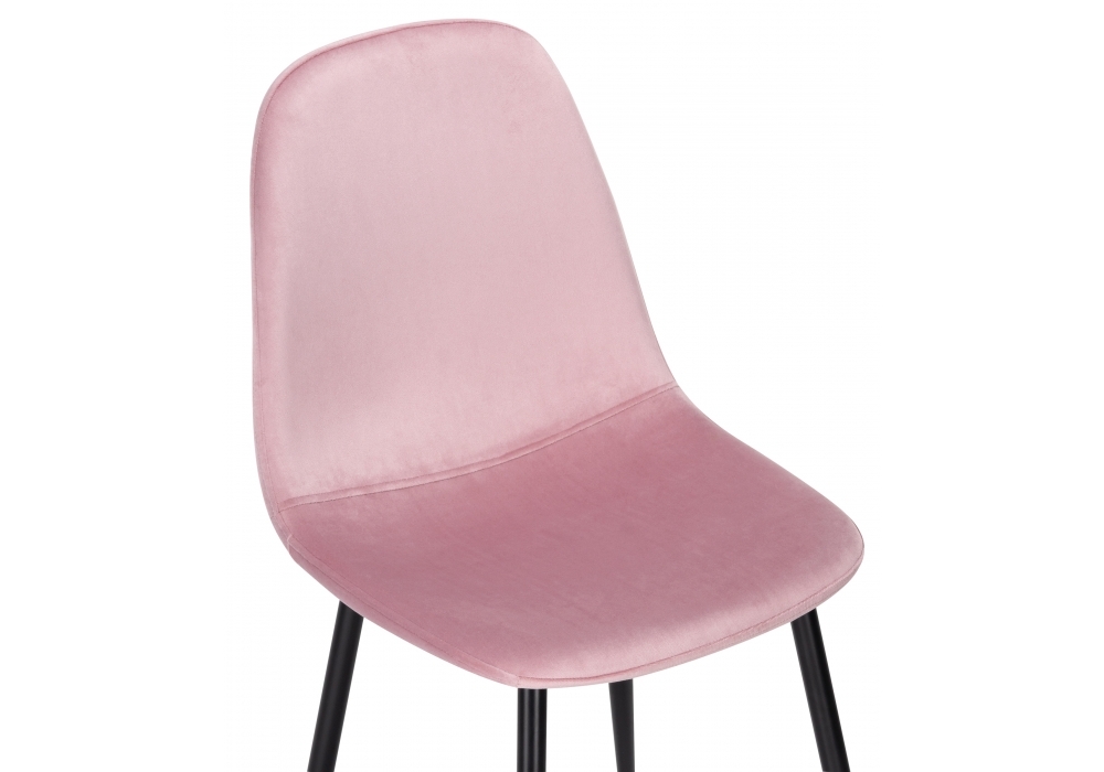 Стул Woodville Lilu pink / black 15118