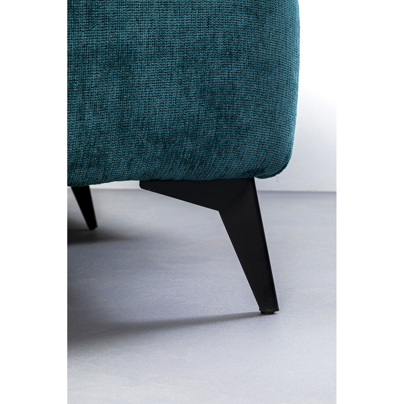 Диван правосторонний угловой Nia Glam Dark Green Right 250см KARE 87970