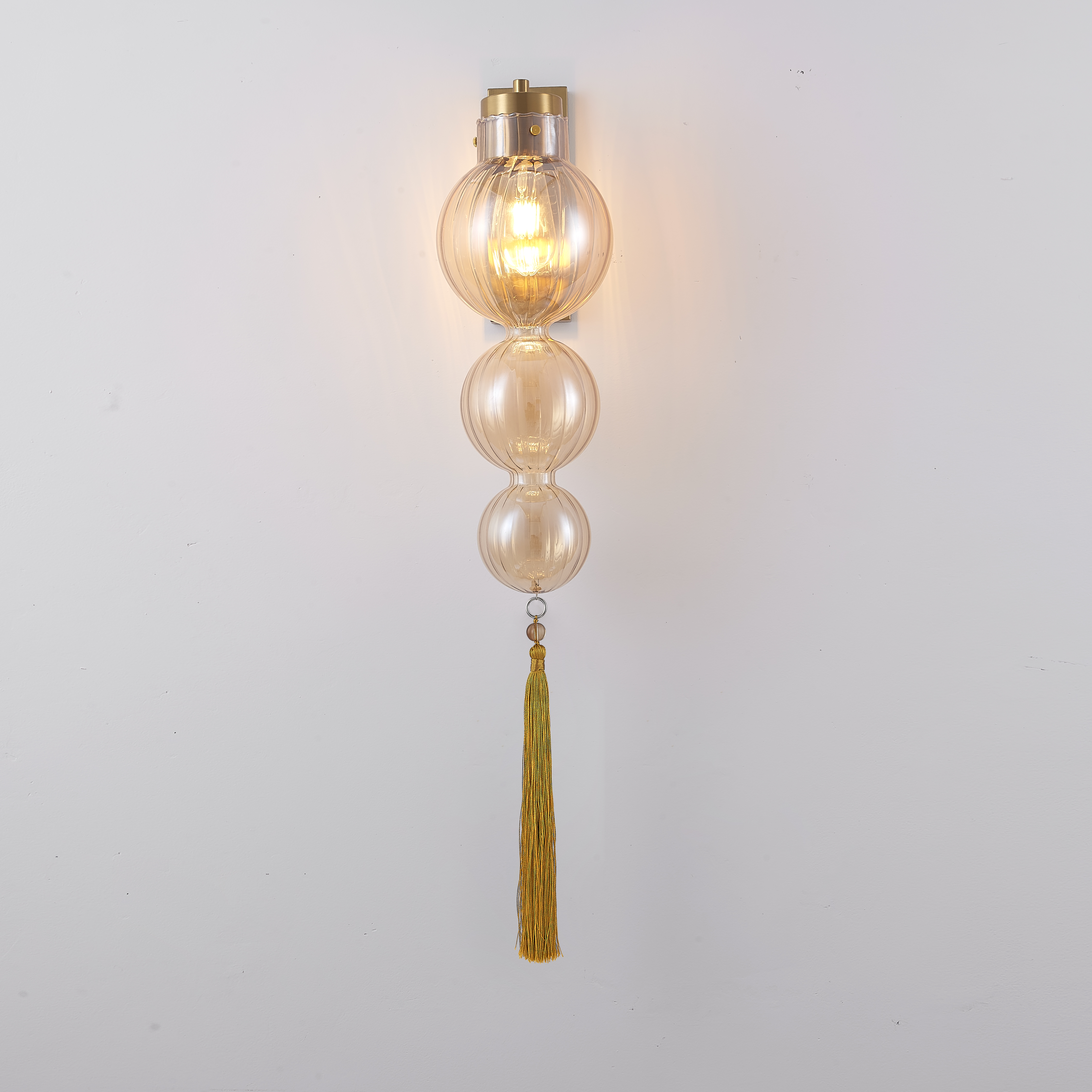 Бра Heathfield Lighting - Medina Wall brass/amber by ImperiumLoft