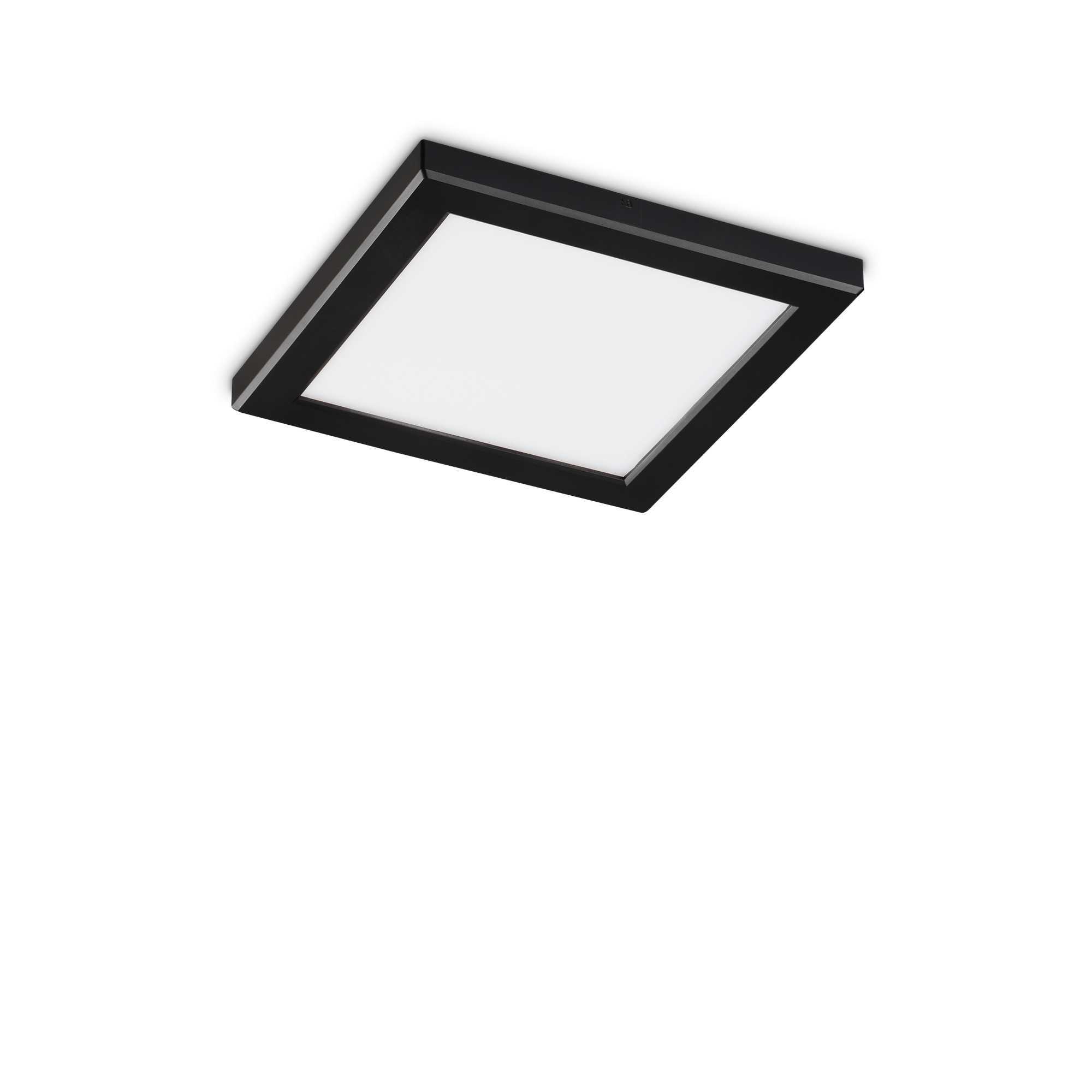 Потолочный светильник Ideal Lux AURA PL SQUARE 4000K NERO 306407