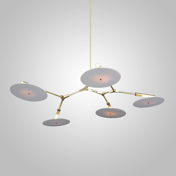 Подвесная люстра DISCS D122 Gold by ImperiumLoft