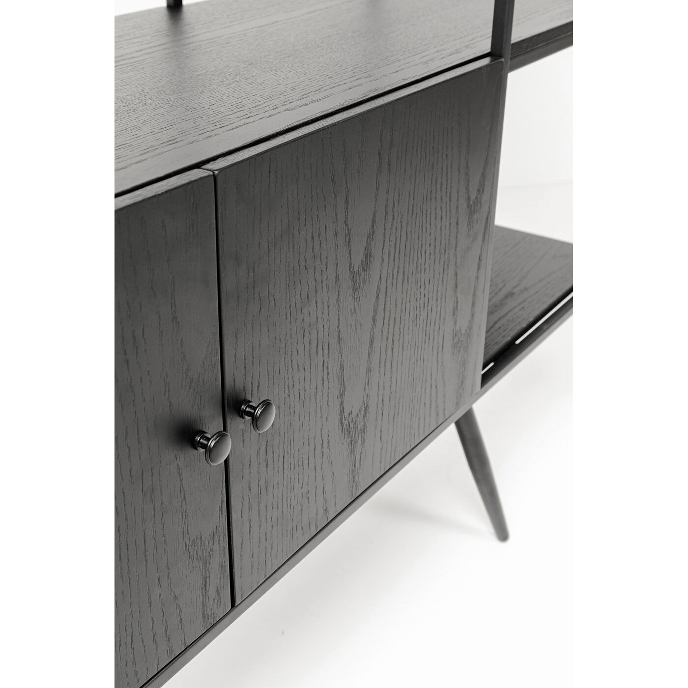 Стеллаж Cosy Sixties Black 180x183 см KARE 87951