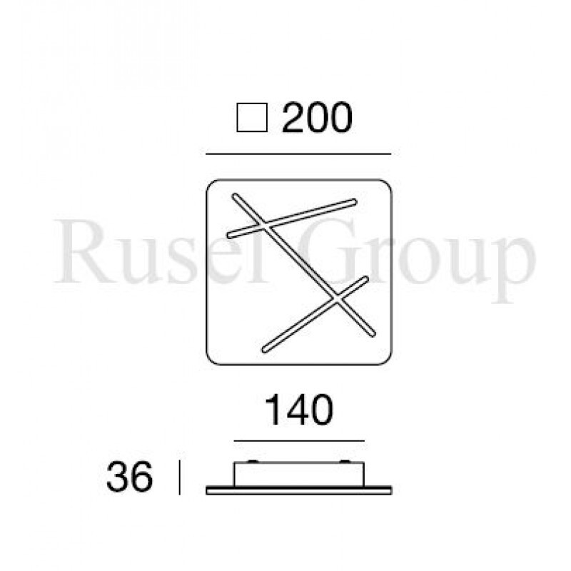 Потолочный светильник Linea Light Next 7440