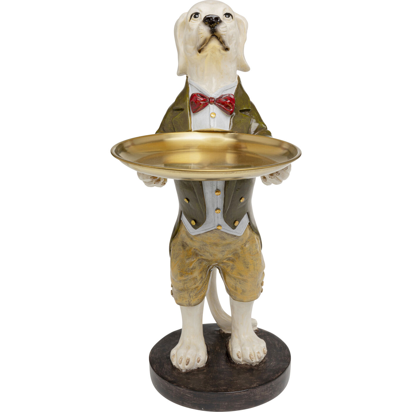 Фигура декоративная Gentleman Dog Tray 43cm KARE 56919