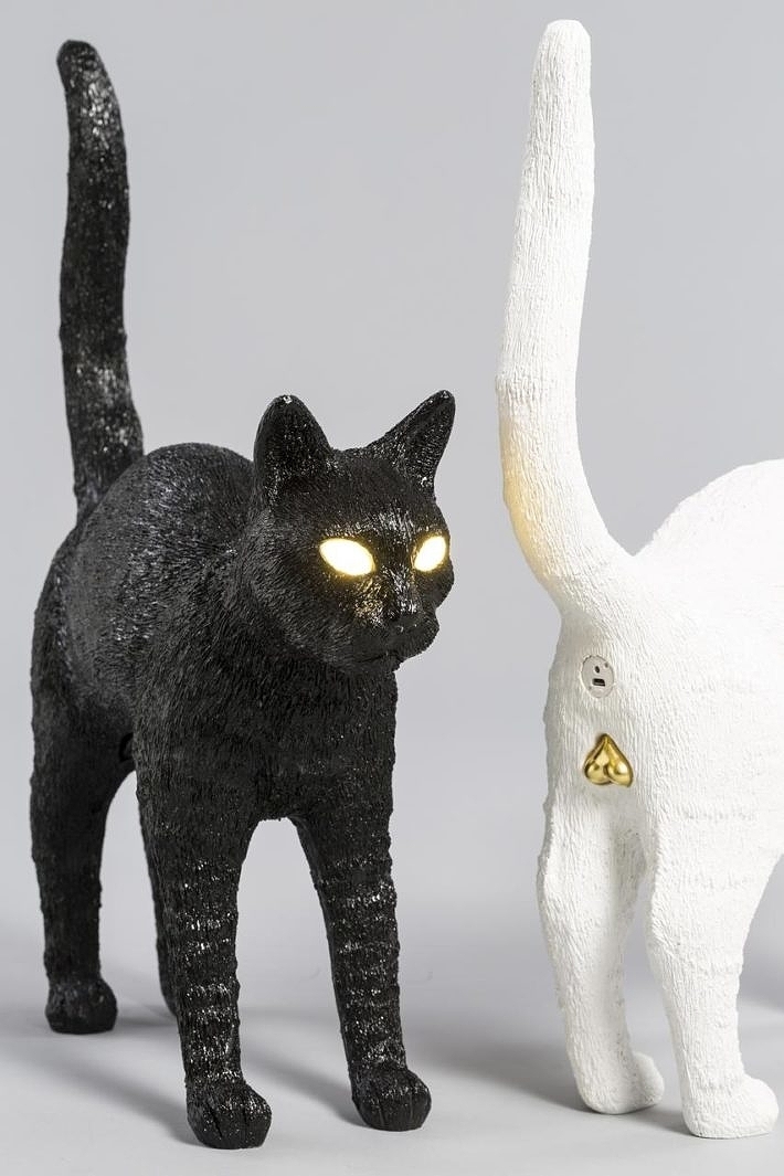 Настольная лампа Seletti Jobby The Cat Black 15041