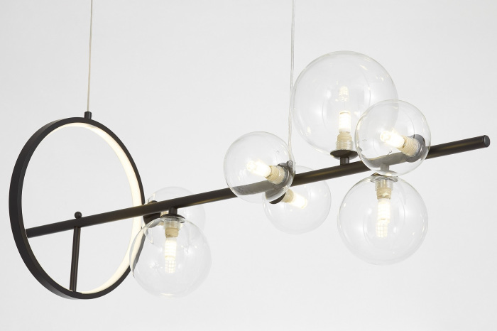 Подвесной светильник Lumina Deco LDP 7033-7 BK+CL