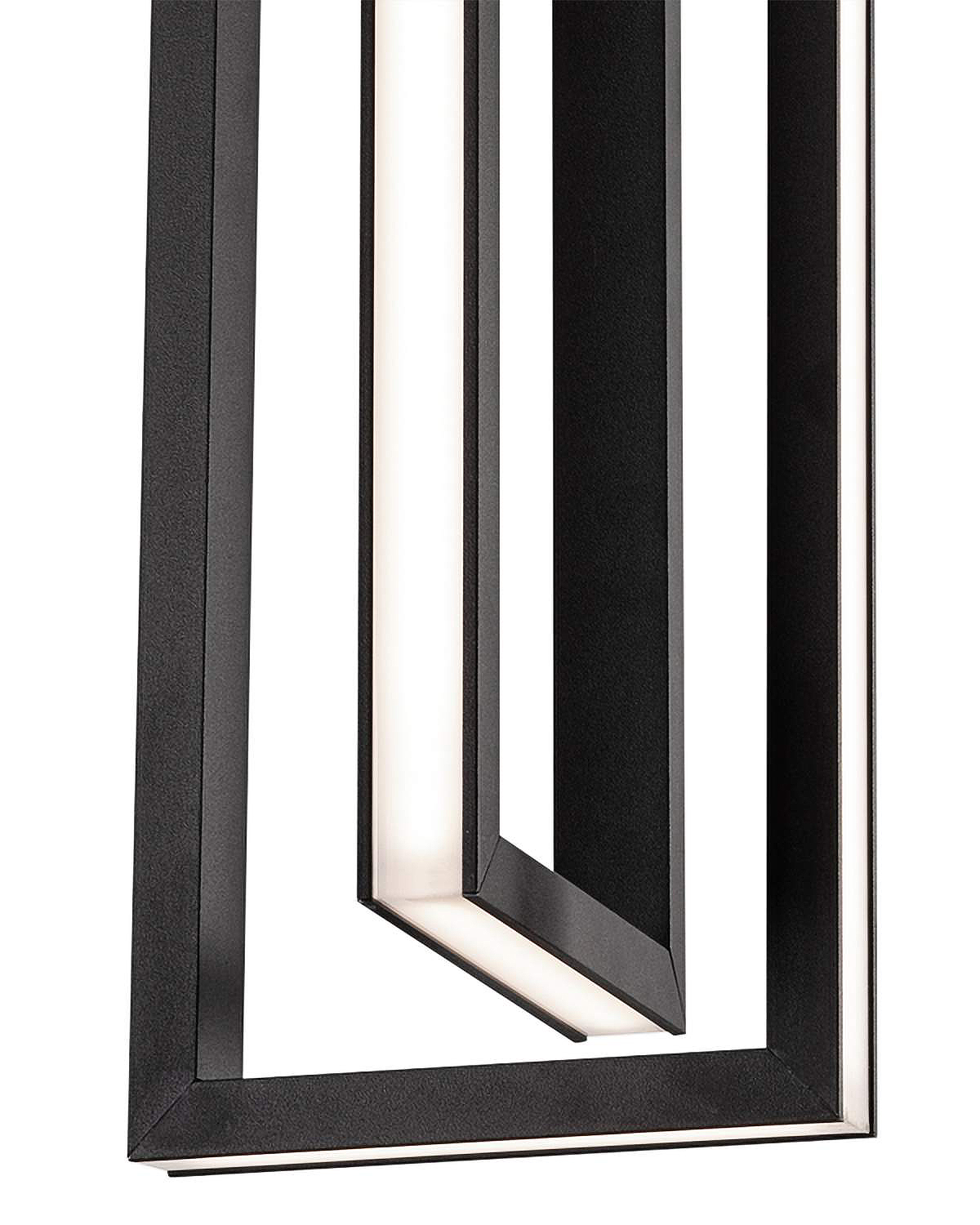 Чёрный светодиодный подвес Ульрих Louvre Home LHLPN070723XNP