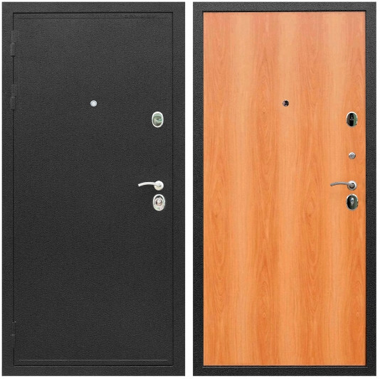 Дверь входная Graf Престиж Черный шелк / МДФ 6 мм ПЭ Миланский орех