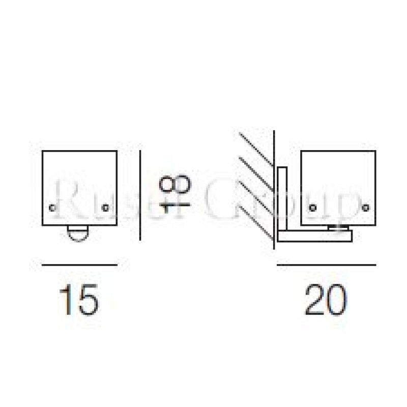 Настенный светильник Vistosi CILD AP 15