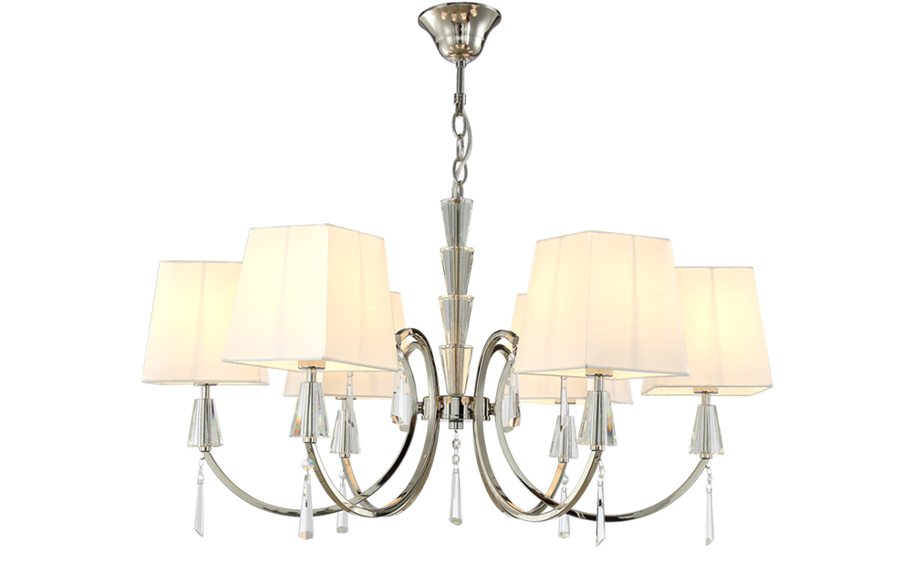 Люстра Crystal Lux MARSELA SP-PL6 NICKEL