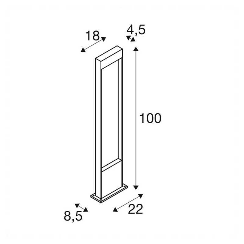 Столб уличный SLV 1002958