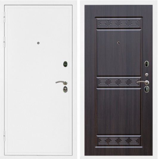 Дверь входная Graf Престиж Белая шагрень / МДФ 10 мм ФЛ-242 Эковенге