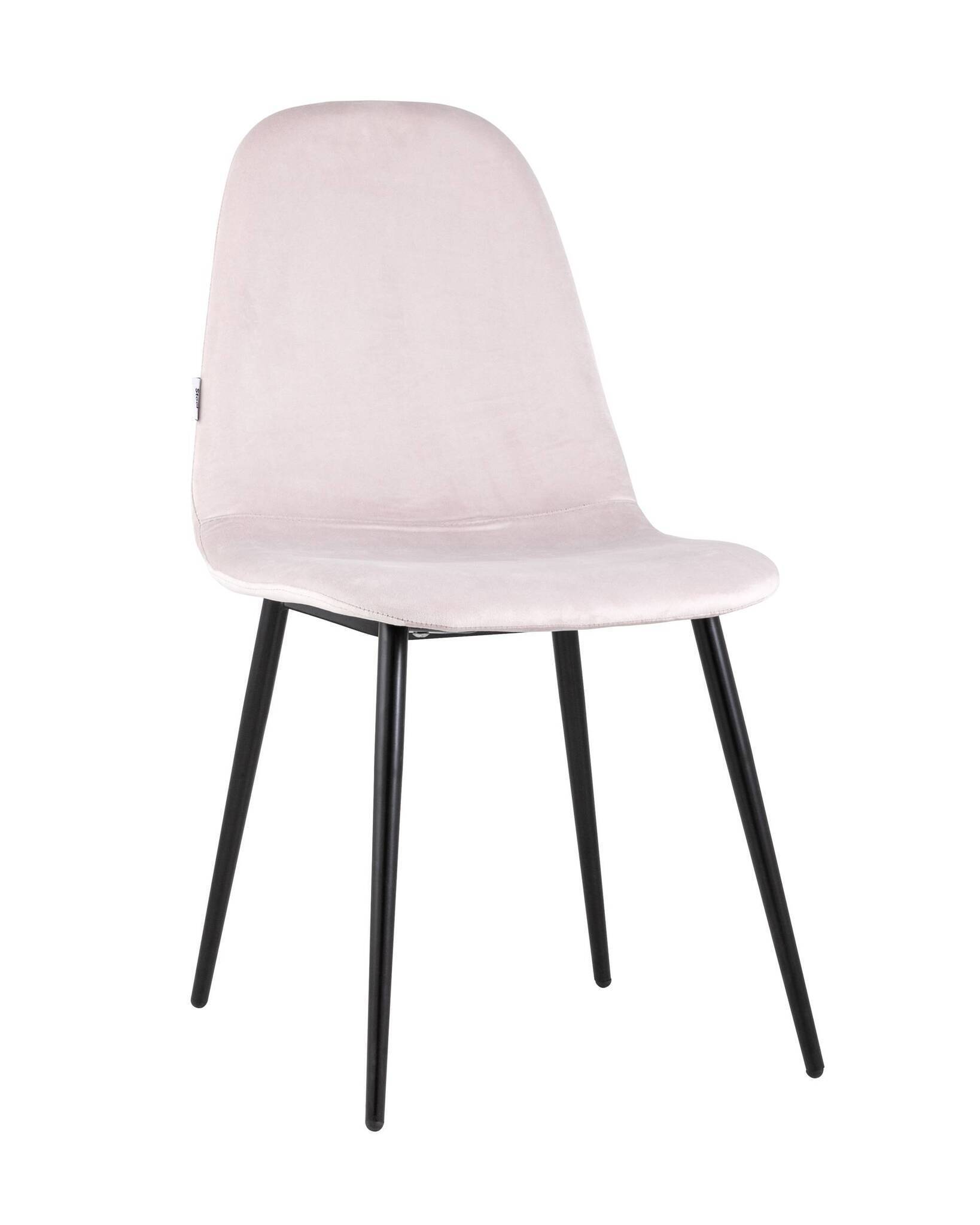 Стул Норман велюр светло-розовый Stool Group