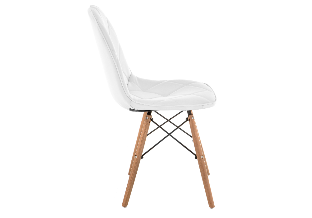 Стул деревянный Woodville Kvadro 1 white / wood 15365