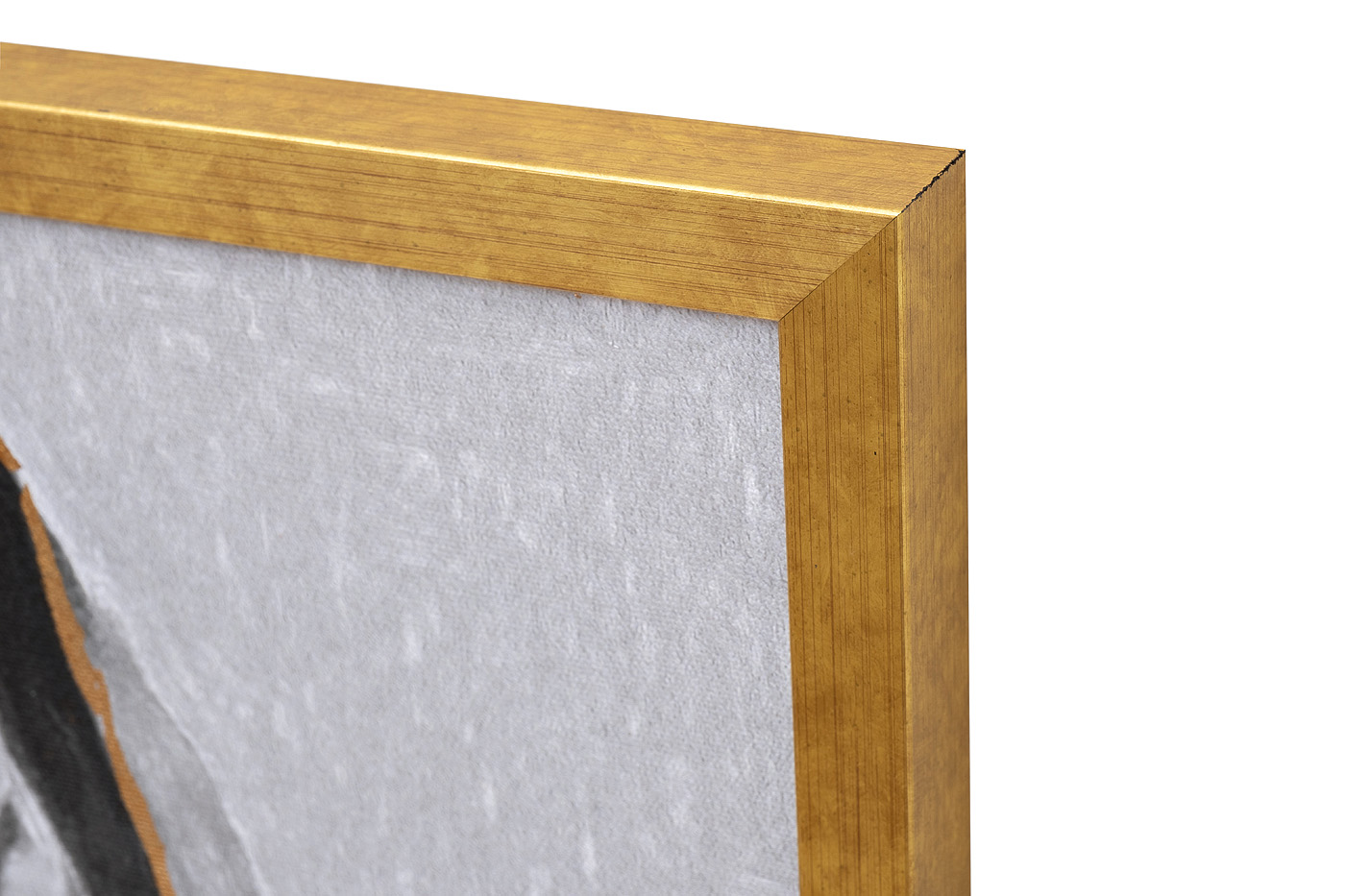 Холст Девушка с цветами-1 в золотом багете Garda Decor 89VOR-GIRL FLOWER-1