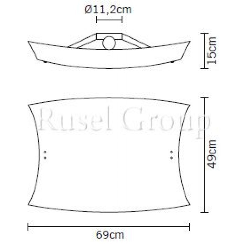 Настенно-потолочный светильник Fabbian Teorema D09 G05 01