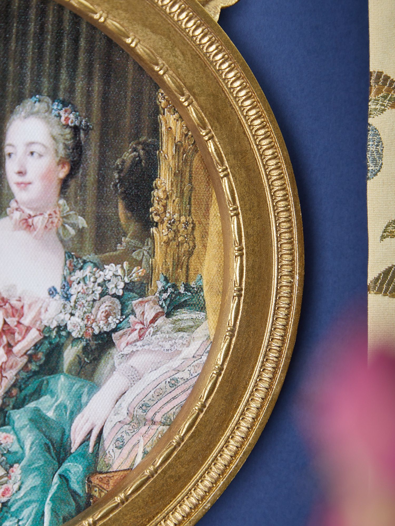 Картина настенная Дама в пышном платье, под старину, масло Glasar 28-682