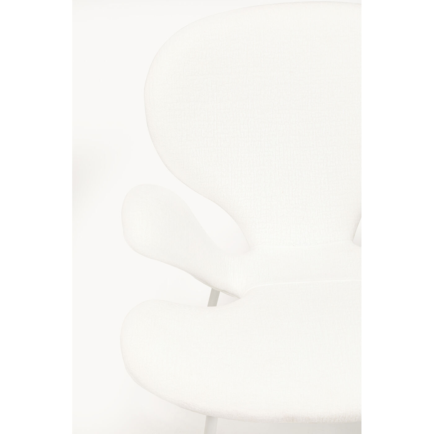 Стул с подлокотниками  KARE x Karim Rashid Soft Petal White Mono KARE 71243
