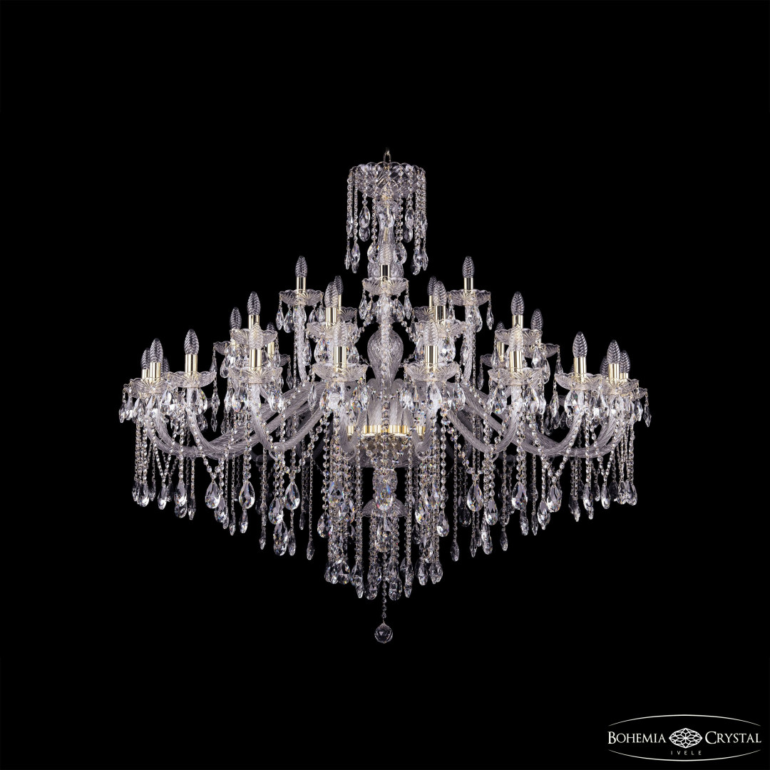 Люстра хрустальная 1415/20+10+5/530 G