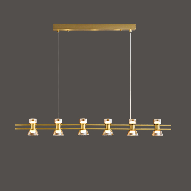 Подвесной светильник BLASIUS LONG L121,5 Brass by ImperiumLoft