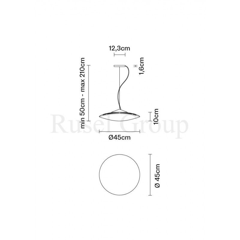 Подвесной светильник Fabbian LOOP F35 A01 00