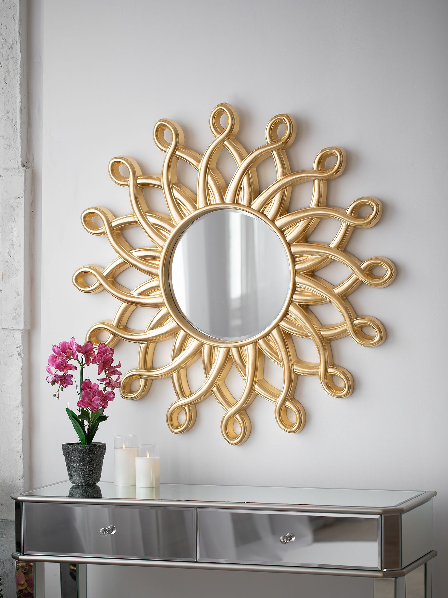 Зеркало настенное Солнце Glasar 45-080