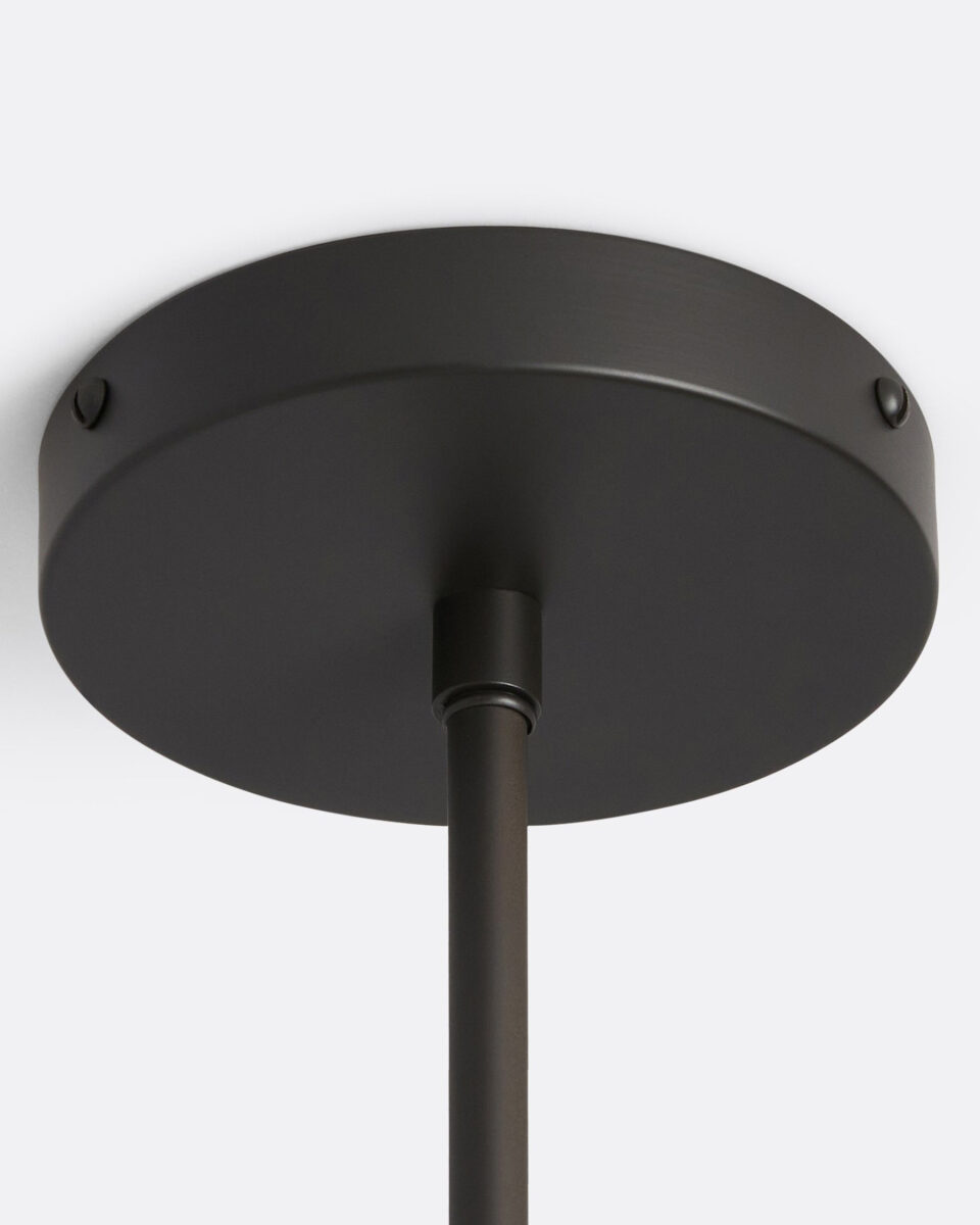 Чёрный подвесной светильник Эбигейл Louvre Home LHLPN040324XNP