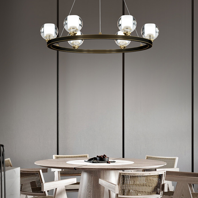 Подвесная люстра ILIANA CH D80 Brass by ImperiumLoft