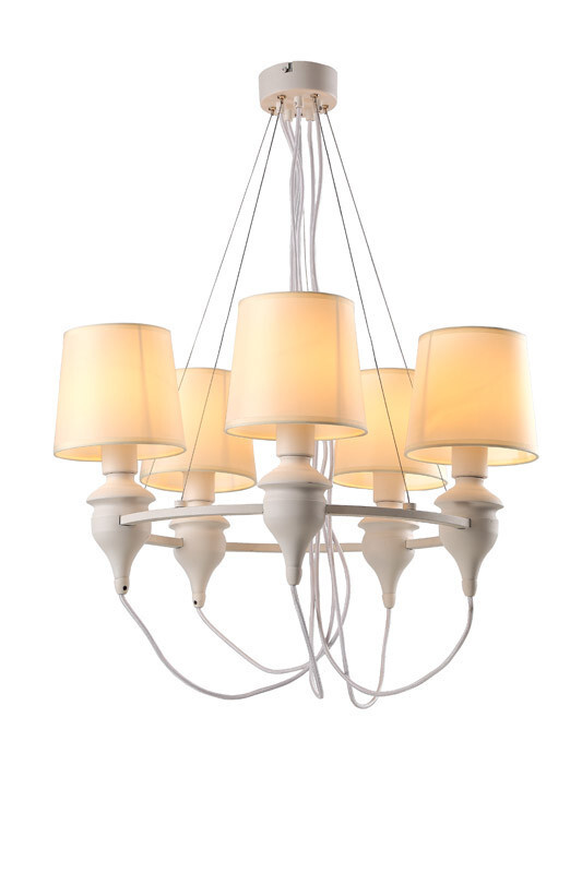 Подвесная люстра Arte Lamp A3326LM-5WH