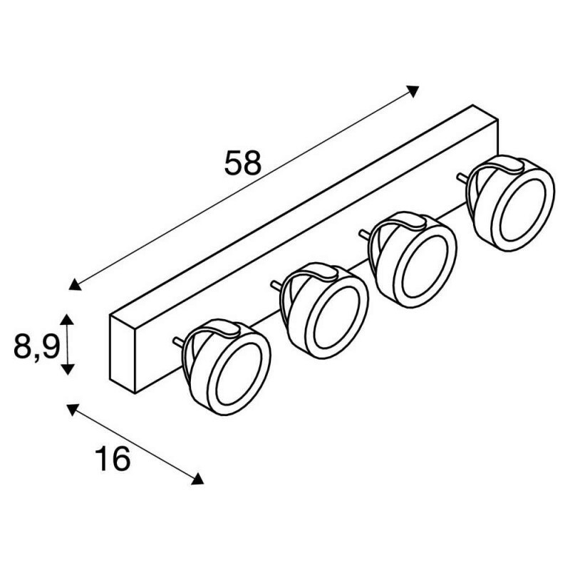 Потолочный светильник SLV 1000134