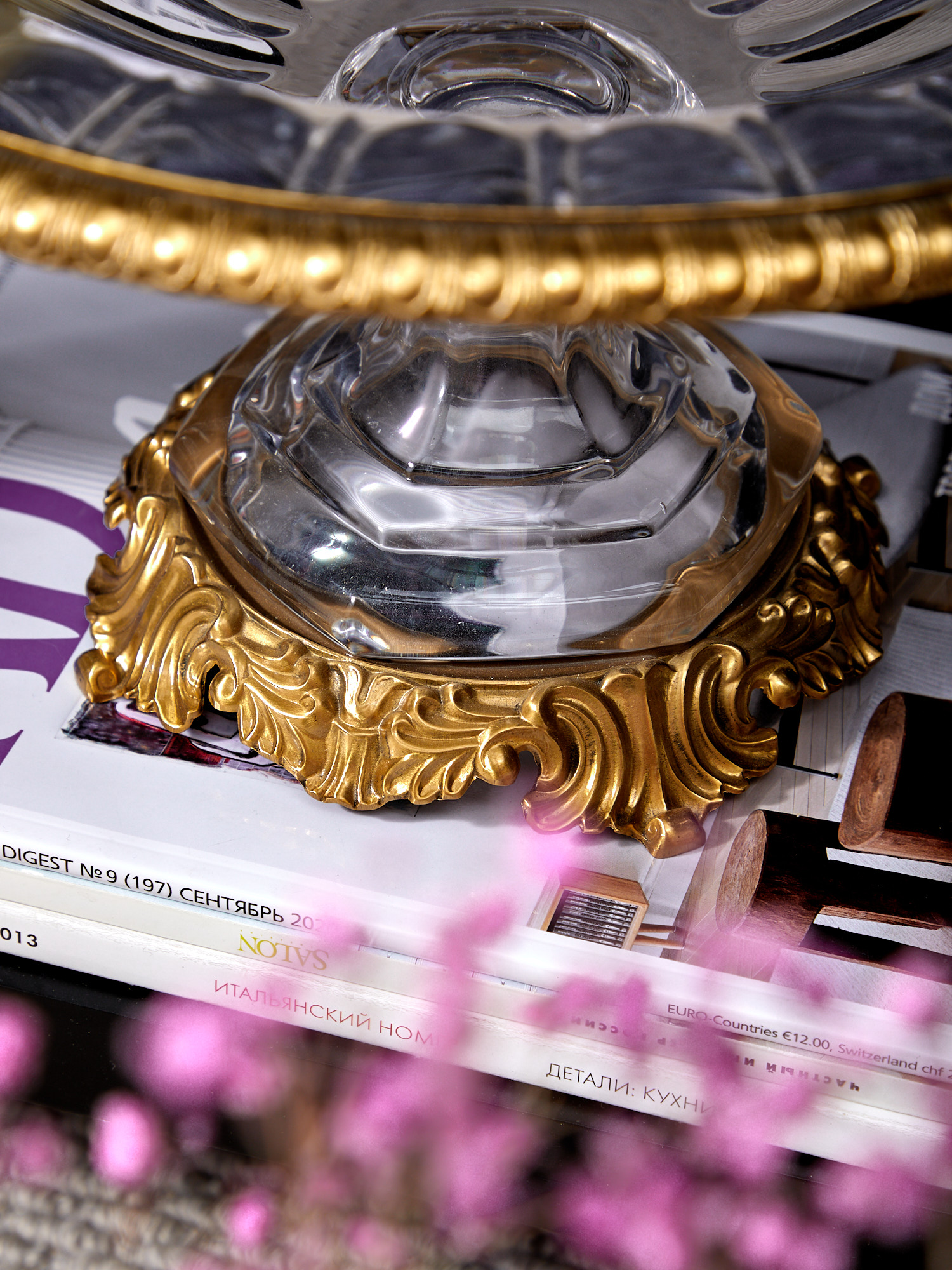 Чаша с бабочками Glasar HGL328/2/GLASS