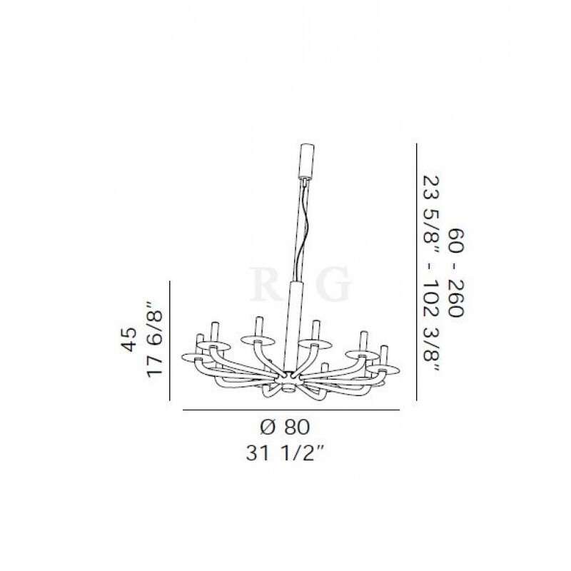 Люстра De Majo NATURAL K10