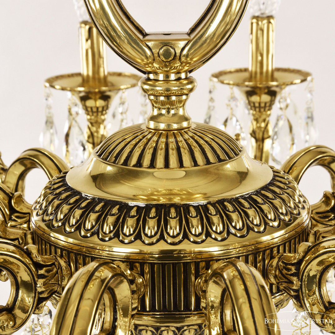 Люстра бронзовая с хрусталём 73301/12/250 A GB