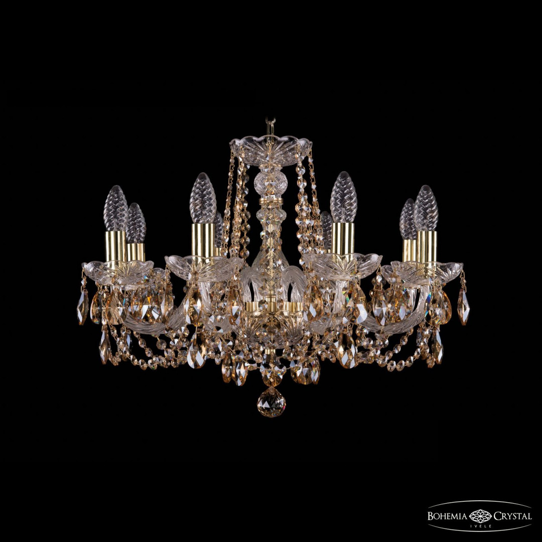 Люстра хрустальная 1402/8/195 G R721