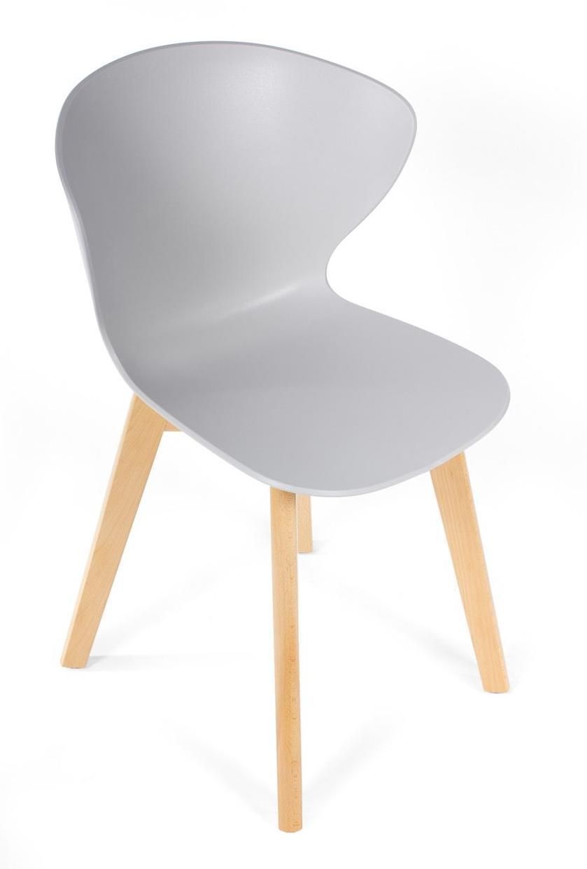 Стул Gracia серый c деревянными ножками Bradex Home FR 0032