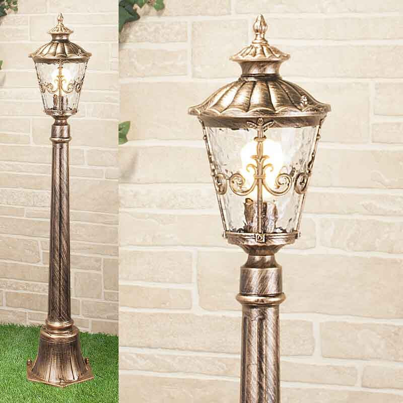 Садовый светильник Elektrostandard Diadema F (GLYF-8046F) черное золото