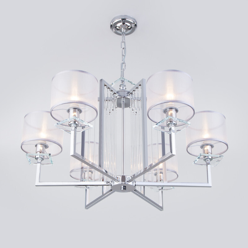 Подвесная люстра Eurosvet 60123/6 хром Smart (60108/6)