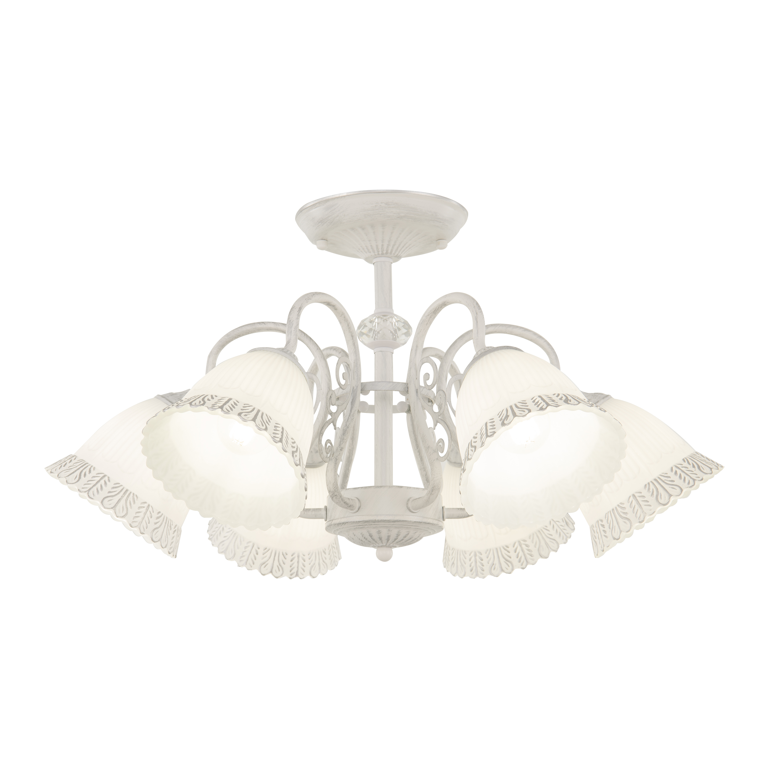 Люстра с плафонами 340800/6 WT+SL Arte Milano