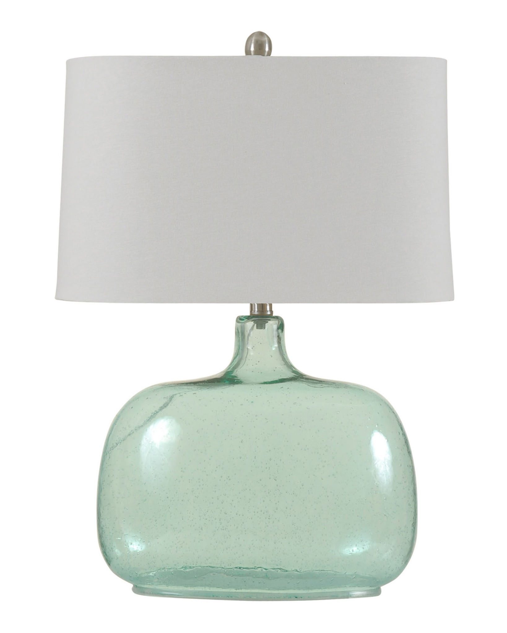 Бирюзовая настольная лампа Louvre Home Зельда LHLTL362CLM