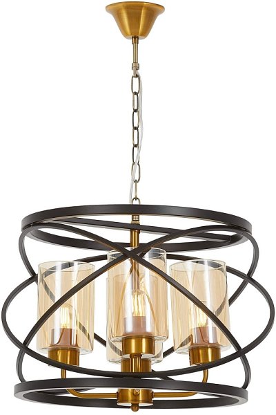 Подвесная люстра Lumina Deco LDP 8004-4 BK+MD