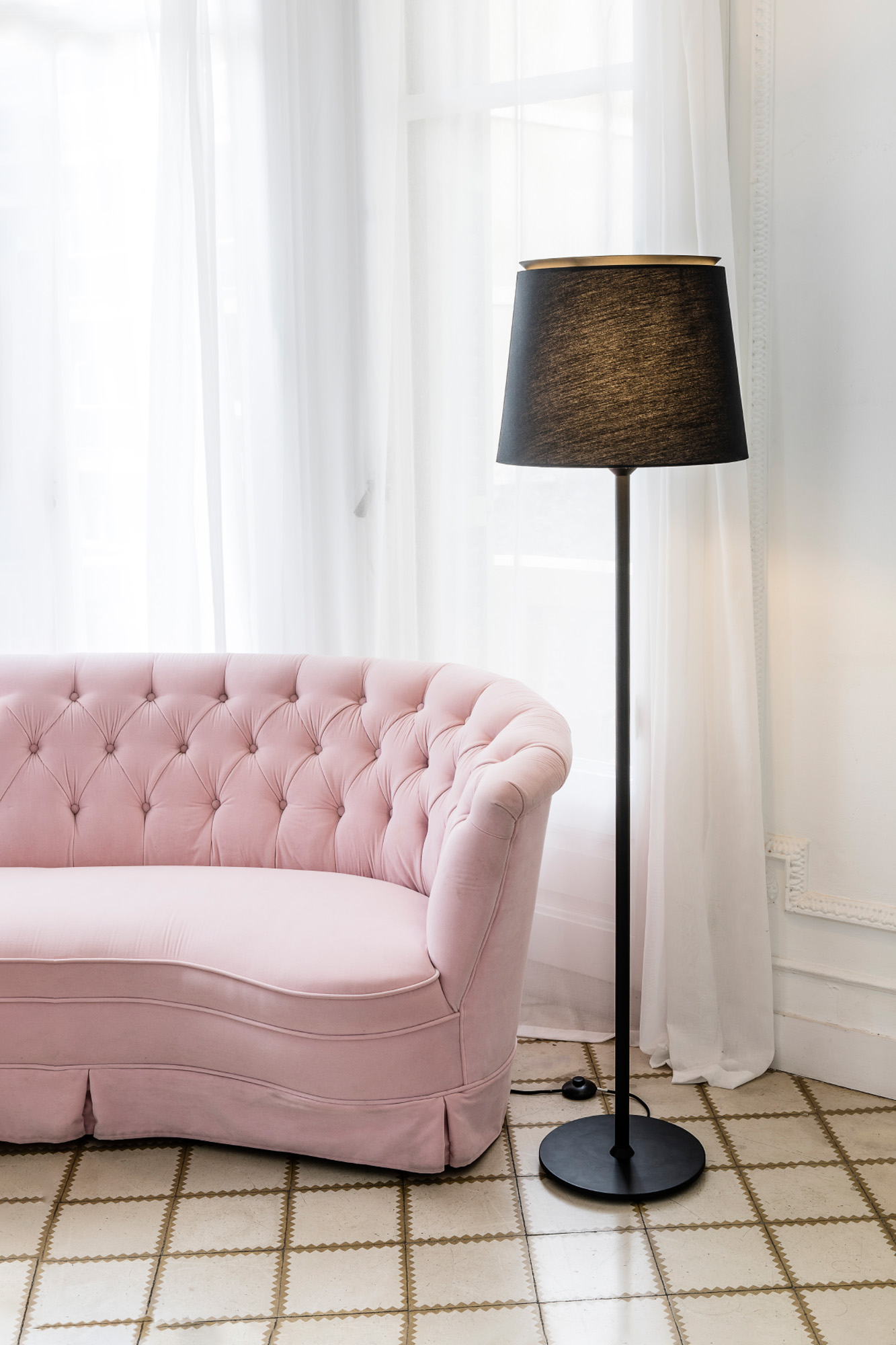 Торшер Savoy черный Faro