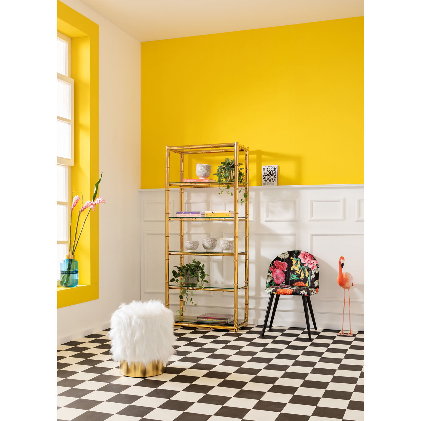 Стул мягкий Flores 83965 KARE