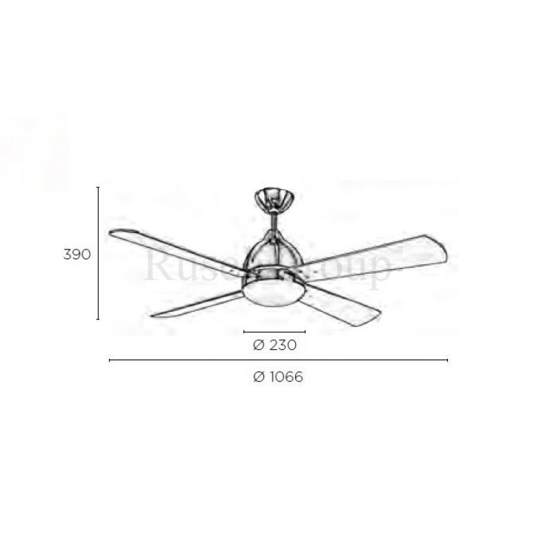 Потолочный вентилятор Leds C4 BORNEO