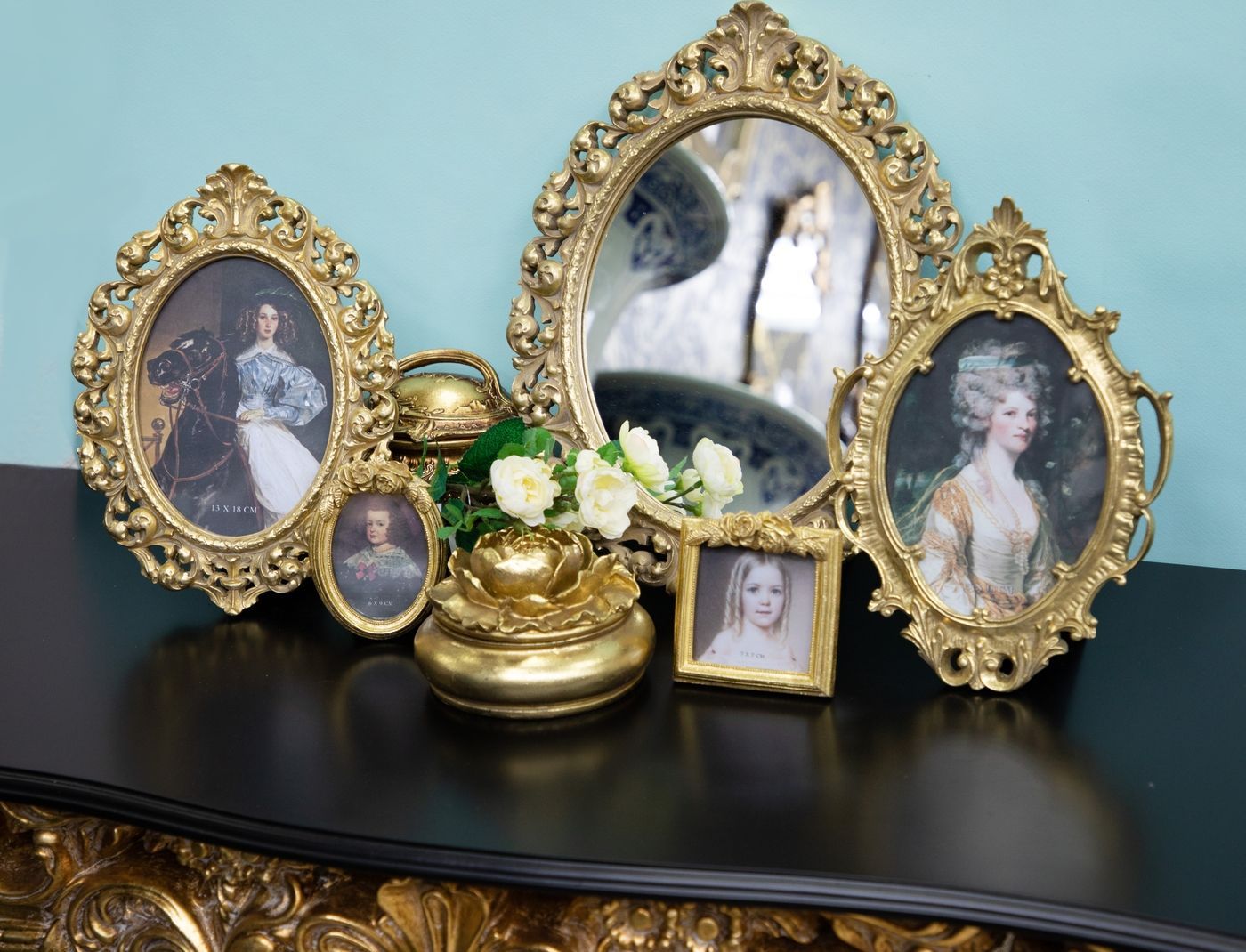 Шкатулка Цветок, под старину Glasar 28-335