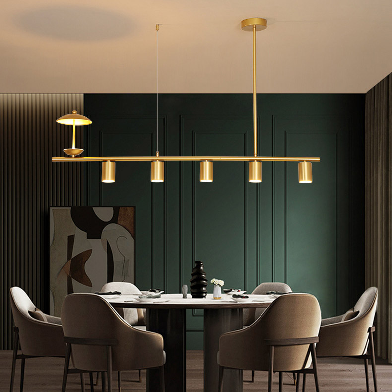 Подвесной светильник HETLEY L100 Gold Black by ImperiumLoft
